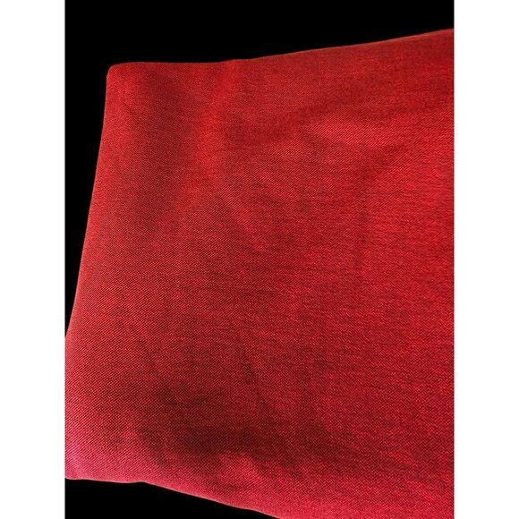 Vintage Woven Fabric Knit Red Material 67" W x 3 yds Long - Picture 6 of 8